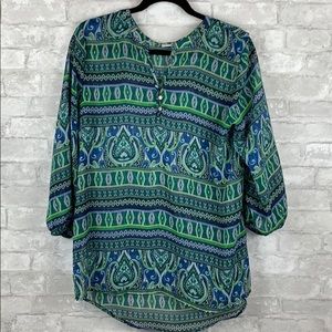 Sheer long Blouse Large